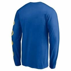 Men's Fanatics Branded Stephen Curry Royal Golden State Warriors NBA All-Time Three Point Record Long Sleeve T-Shirt -Metaverse shop unnamed file 1532
