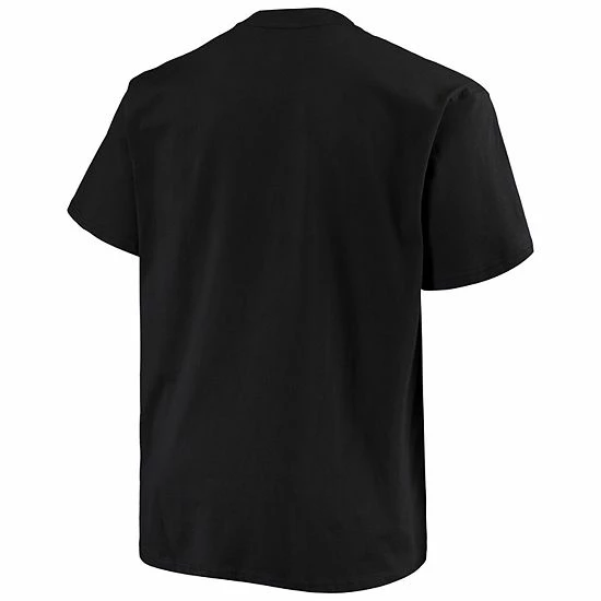 Men's Fanatics Branded Black Las Vegas Raiders Big & Tall Color Pop T-Shirt 6 Men's Fanatics Branded Black Las Vegas Raiders Big & Tall Color Pop T-Shirt - Image 4