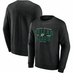 Alternative view of Men's Fanatics Branded Black Dallas Stars Classic Move Pullover Sweatshirt