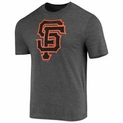Men's Fanatics Branded Charcoal San Francisco Giants Weathered Official Logo Tri-Blend T-Shirt -Metaverse shop unnamed file 15333