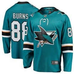 Men's Fanatics Branded Brent Burns Teal San Jose Sharks Breakaway Player Jersey -Metaverse shop unnamed file 15340