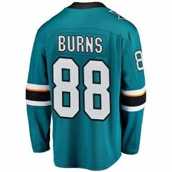 Men's Fanatics Branded Brent Burns Teal San Jose Sharks Breakaway Player Jersey -Metaverse shop unnamed file 15342