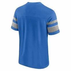 Men's Fanatics Branded Blue Detroit Lions Textured Hashmark V-Neck T-Shirt 5 Men's Fanatics Branded Blue Detroit Lions Textured Hashmark V-Neck T-Shirt -Metaverse shop unnamed file 15398
