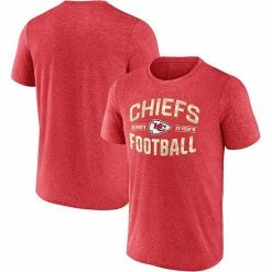 Men's Fanatics Branded Heathered Red Kansas City Chiefs Want To Play T-Shirt -Metaverse shop unnamed file 154