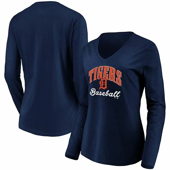 Women's Fanatics Branded Navy Detroit Tigers Victory Script V-Neck Long Sleeve T-Shirt Women's Fanatics Branded Navy Detroit Tigers Victory Script V-Neck Long Sleeve T-Shirt -Metaverse shop unnamed file 15408