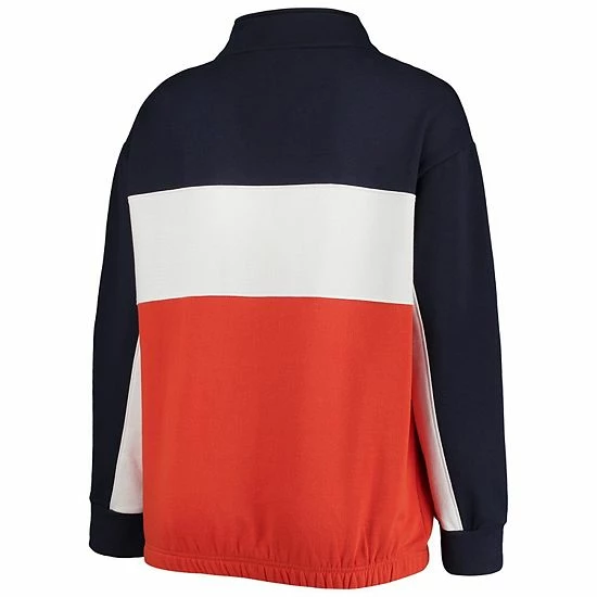 Women's Fanatics Branded Navy/Orange Detroit Tigers Plus Size Colorblock Quarter-Zip Sweatshirt Women's Fanatics Branded Navy/Orange Detroit Tigers Plus Size Colorblock Quarter-Zip Sweatshirt -Metaverse shop unnamed file 15413