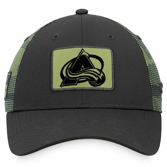 Men's Fanatics Branded Black/Camo Colorado Avalanche Military Appreciation Adjustable Hat 5 Men's Fanatics Branded Black/Camo Colorado Avalanche Military Appreciation Adjustable Hat - Image 3