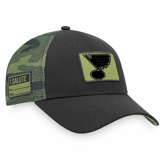 Men's Fanatics Branded Black/Camo St. Louis Blues Military Appreciation Adjustable Hat Men's Fanatics Branded Black/Camo St. Louis Blues Military Appreciation Adjustable Hat -Metaverse shop unnamed file 15466