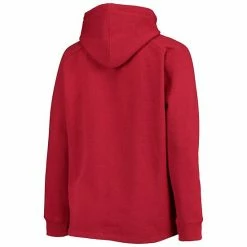 Women's Fanatics Branded Scarlet San Francisco 49ers Plus Size First Contact Raglan Pullover Hoodie -Metaverse shop unnamed file 15475