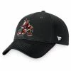 Men's Fanatics Branded Black Arizona Coyotes Team Core Adjustable Hat