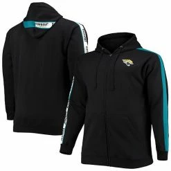Men's Fanatics Branded Black Jacksonville Jaguars Big & Tall Full-Zip Hoodie -Metaverse shop unnamed file 15489