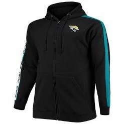 Men's Fanatics Branded Black Jacksonville Jaguars Big & Tall Full-Zip Hoodie -Metaverse shop unnamed file 15490