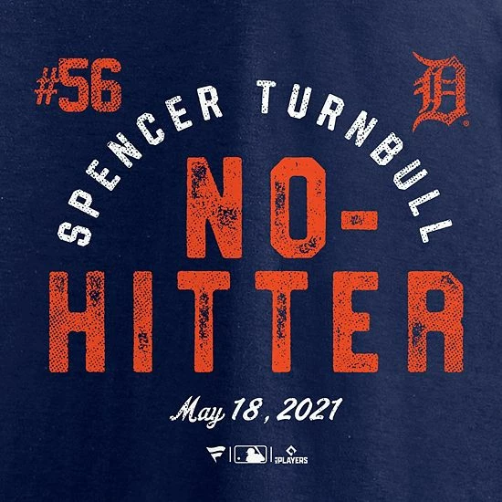 Men's Fanatics Branded Spencer Turnbull Navy Detroit Tigers No Hitter T-Shirt Men's Fanatics Branded Spencer Turnbull Navy Detroit Tigers No Hitter T-Shirt -Metaverse shop unnamed file 15496