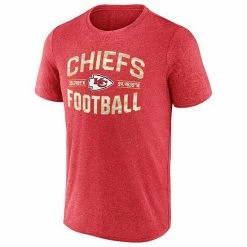 Men's Fanatics Branded Heathered Red Kansas City Chiefs Want To Play T-Shirt -Metaverse shop unnamed file 155