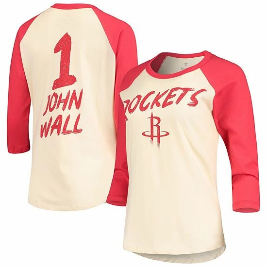 Women's Fanatics Branded John Wall Cream Houston Rockets NBA 3/4-Sleeve Raglan T-Shirt Women's Fanatics Branded John Wall Cream Houston Rockets NBA 3/4-Sleeve Raglan T-Shirt -Metaverse shop unnamed file 15505