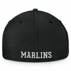 Men's Fanatics Branded Black/Blue Miami Marlins Core Flex Hat -Metaverse shop unnamed file 15519
