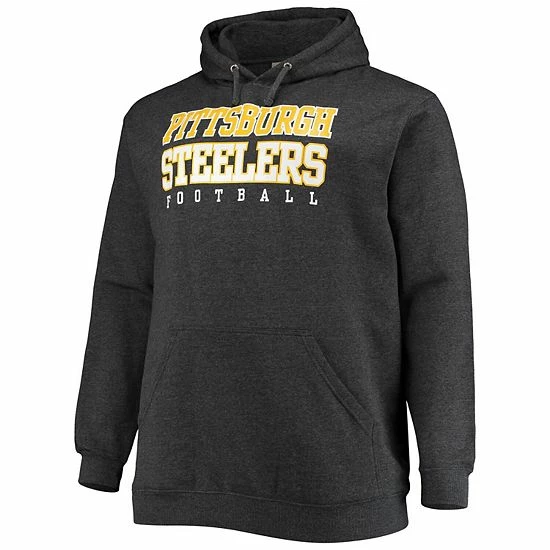 Men's Fanatics Branded Heathered Charcoal Pittsburgh Steelers Big & Tall Practice Pullover Hoodie Men's Fanatics Branded Heathered Charcoal Pittsburgh Steelers Big & Tall Practice Pullover Hoodie -Metaverse shop unnamed file 1552