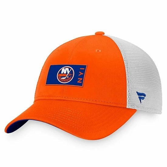 Men's Fanatics Branded Orange/Gray New York Islanders Authentic Pro Rink Trucker Snapback Hat Men's Fanatics Branded Orange/Gray New York Islanders Authentic Pro Rink Trucker Snapback Hat -Metaverse shop unnamed file 15527