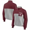 Women's Fanatics Branded Maroon/Heathered Gray Texas A&M Aggies Sideline To Sideline Colorblock Quarter-Zip Jacket 2 Women's Fanatics Branded Maroon/Heathered Gray Texas A&M Aggies Sideline To Sideline Colorblock Quarter-Zip Jacket -Metaverse shop unnamed file 15593