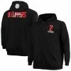 Men's Fanatics Branded Kawhi Leonard Black LA Clippers Big & Tall Player Name & Number Full-Zip Hoodie Jacket -Metaverse shop unnamed file 15616