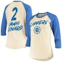 Women's Fanatics Branded Kawhi Leonard Cream LA Clippers Raglan 3/4 Sleeve T-Shirt 3 Women's Fanatics Branded Kawhi Leonard Cream LA Clippers Raglan 3/4 Sleeve T-Shirt -Metaverse shop unnamed file 15628