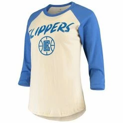 Women's Fanatics Branded Kawhi Leonard Cream LA Clippers Raglan 3/4 Sleeve T-Shirt 4 Women's Fanatics Branded Kawhi Leonard Cream LA Clippers Raglan 3/4 Sleeve T-Shirt -Metaverse shop unnamed file 15629