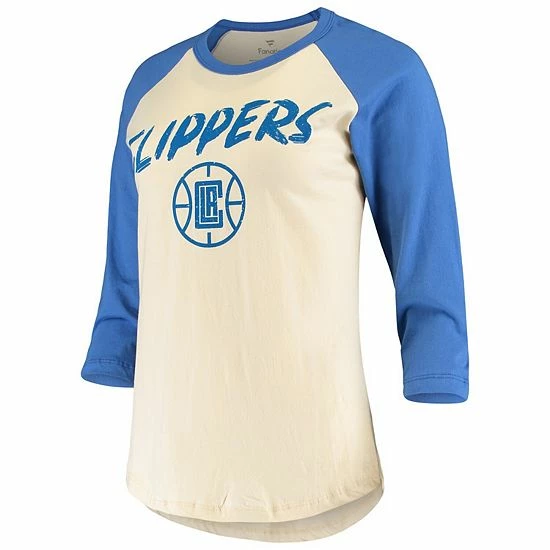 Women's Fanatics Branded Kawhi Leonard Cream LA Clippers Raglan 3/4 Sleeve T-Shirt Women's Fanatics Branded Kawhi Leonard Cream LA Clippers Raglan 3/4 Sleeve T-Shirt -Metaverse shop unnamed file 15629