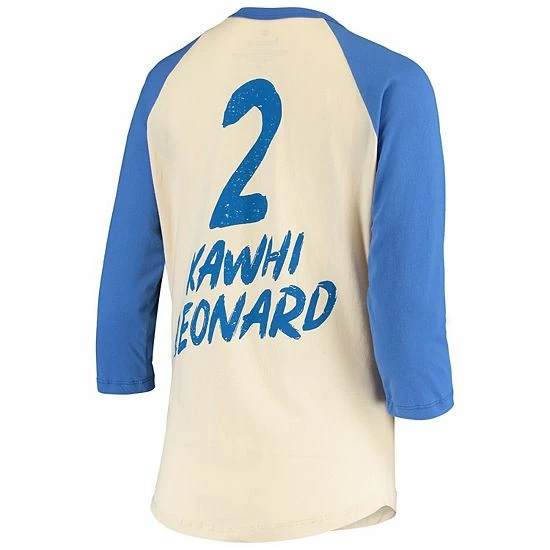 Women's Fanatics Branded Kawhi Leonard Cream LA Clippers Raglan 3/4 Sleeve T-Shirt Women's Fanatics Branded Kawhi Leonard Cream LA Clippers Raglan 3/4 Sleeve T-Shirt -Metaverse shop unnamed file 15630