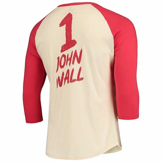 Men's Fanatics Branded John Wall Cream Houston Rockets NBA 3/4-Sleeve Raglan T-Shirt Men's Fanatics Branded John Wall Cream Houston Rockets NBA 3/4-Sleeve Raglan T-Shirt -Metaverse shop unnamed file 15697