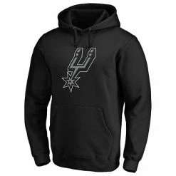 Men's Fanatics Branded Black San Antonio Spurs Primary Team Logo Pullover Hoodie -Metaverse shop unnamed file 15700