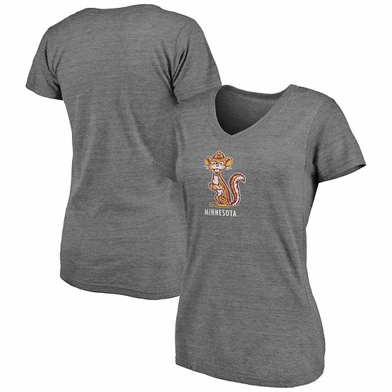 Women's Fanatics Branded Heathered Gray Minnesota Golden Gophers Vault Primary Logo V-Neck Tri-Blend T-Shirt Women's Fanatics Branded Heathered Gray Minnesota Golden Gophers Vault Primary Logo V-Neck Tri-Blend T-Shirt -Metaverse shop unnamed file 15748