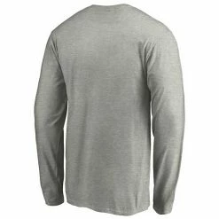 Men's Fanatics Branded Heathered Gray New Orleans Saints Big & Tall On Side Stripe Long Sleeve T-Shirt -Metaverse shop unnamed file 15756