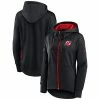 Women's Fanatics Branded Black New Jersey Devils Authentic Pro Rink Full-Zip Hoodie