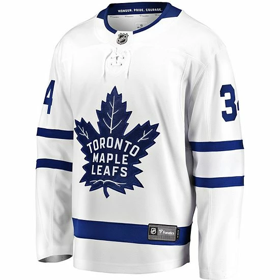 Men's Fanatics Branded Auston Matthews White Toronto Maple Leafs Away Premier Breakaway Player Jersey 5 Men's Fanatics Branded Auston Matthews White Toronto Maple Leafs Away Premier Breakaway Player Jersey - Image 3