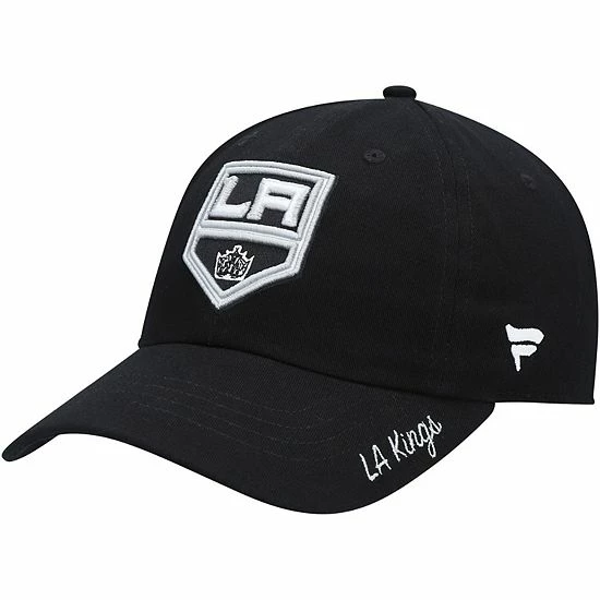 Women's Fanatics Branded Black Los Angeles Kings Core Primary Logo Adjustable Hat - Image 2
