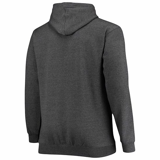 Men's Fanatics Branded Heathered Charcoal Tennessee Titans Big & Tall Practice Pullover Hoodie 6 Men's Fanatics Branded Heathered Charcoal Tennessee Titans Big & Tall Practice Pullover Hoodie - Image 4
