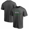 Men's Fanatics Branded Heathered Charcoal Seattle Seahawks Logo Big & Tall Victory Arch T-Shirt