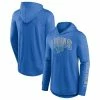 Men's Fanatics Branded Blue Detroit Lions Front Runner Pullover Hoodie