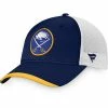 Men's Fanatics Branded Navy/White Buffalo Sabres Authentic Pro Team Locker Room Trucker Snapback Hat