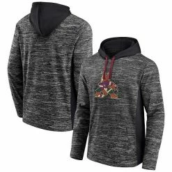 Men's Fanatics Branded Charcoal/Black Arizona Coyotes Instant Replay Space-Dye Pullover Hoodie -Metaverse shop unnamed file 15878