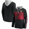 Men's Fanatics Branded Black/Heathered Gray Miami Heat Block Party Pullover Hoodie -Metaverse shop unnamed file 15883