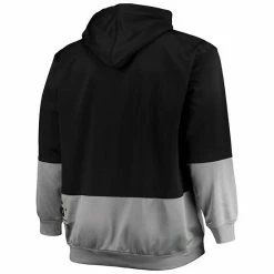 Fanatics Men's Black/Gray Vegas Golden Knights Big & Tall Team Quarter-Zip Hoodie -Metaverse shop unnamed file 15895