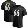 Men's Fanatics Branded Alan Faneca Black Pittsburgh Steelers NFL Hall Of Fame Class Of 2021 Name & Number T-Shirt