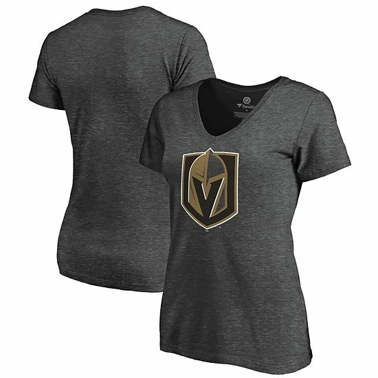 Women's Fanatics Branded Heathered Charcoal Vegas Golden Knights Plus Size Primary Logo Team V-Neck T-Shirt Women's Fanatics Branded Heathered Charcoal Vegas Golden Knights Plus Size Primary Logo Team V-Neck T-Shirt -Metaverse shop unnamed file 16100