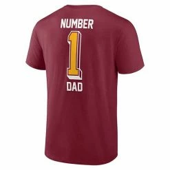 Men's Fanatics Branded Burgundy Washington Commanders Team #1 Dad T-Shirt -Metaverse shop unnamed file 16110
