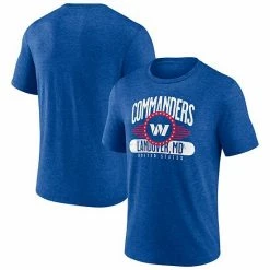 Men's Fanatics Branded Heathered Royal Washington Commanders Americana Tri-Blend T-Shirt 3 Men's Fanatics Branded Heathered Royal Washington Commanders Americana Tri-Blend T-Shirt -Metaverse shop unnamed file 16112