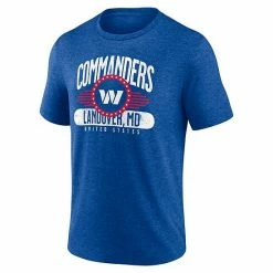 Men's Fanatics Branded Heathered Royal Washington Commanders Americana Tri-Blend T-Shirt 4 Men's Fanatics Branded Heathered Royal Washington Commanders Americana Tri-Blend T-Shirt -Metaverse shop unnamed file 16113