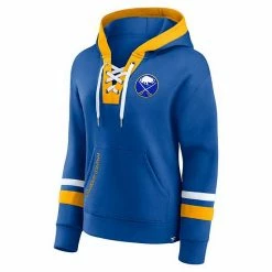 Women's Fanatics Branded Royal Buffalo Sabres Bombastic Exclusive Lace-Up Pullover Hoodie -Metaverse shop unnamed file 16120