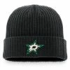 Men's Fanatics Branded Black Dallas Stars Core Primary Logo Cuffed Knit Hat -Metaverse shop unnamed file 16126