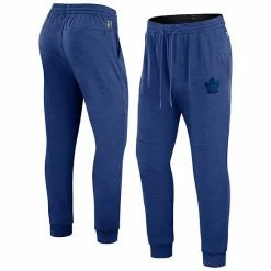 Men's Fanatics Branded Blue Toronto Maple Leafs Authentic Pro Road Jogger Sweatpants